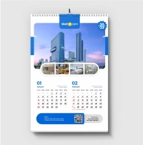 kalender dinding 2027 Spiral
